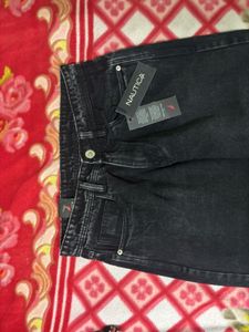 Nautica Black Wide Leg Jeans