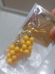 Yellow Earrings.
