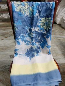 Floral Print Saree