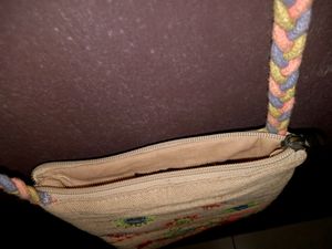Handcrafted Mirror Work Embroidered Sling Bag