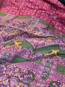 gandhi ashram pure silk saree with blouse