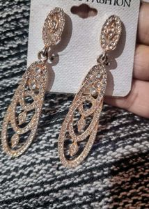 Rose Gold Dimond Earings 💕