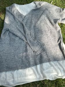 Gray Tunic Top