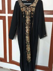 Black Abaya Strecheble