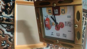 Golden Wall Clock