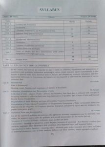 Class 11th Question Bank For Economics