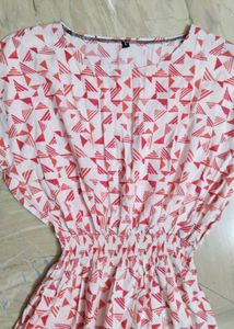 Cinched Waist Midi Dress