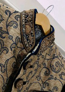 Khalhi + Navy Blue Jodhpuri