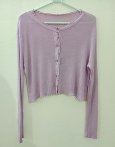 Lavender Lettuce Hem Top