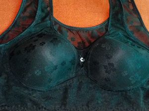 Vintage Black Lace Bra Top