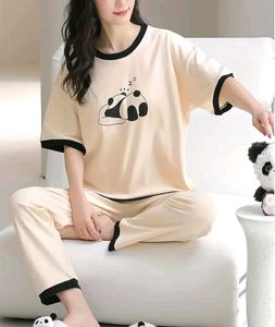 Cute Panda Pajama Set