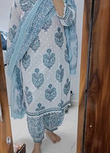 Printed Kurta Set Afghani salvar