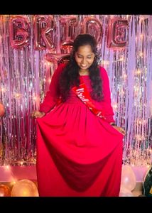Bride To Be New 👗 Long Dress Full Sleeves One Pc