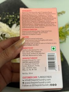 The Pink Foundry Vitamin C Brightening Serum
