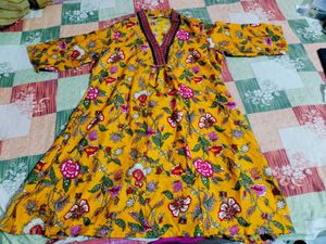 Floral Print Kurta Set