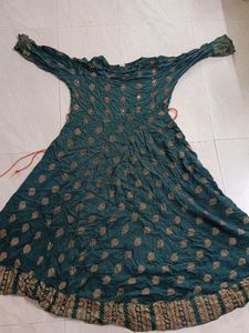 Green Indian Anarkali Dress