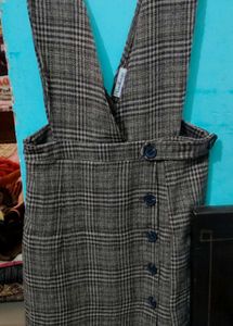 Plaid Pinafore Dress
