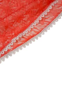 Church Scarf Peach Color Veil Catholic Net Fabric