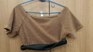 Glittery Crop Top