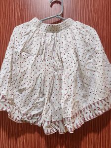 girls top and midi shorts dress