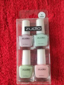 Zudio Pastel Nail Polish Set of 4 💅🏻 CANDY 01
