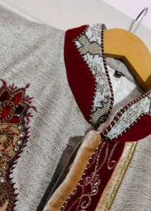 Silver Sherwani
