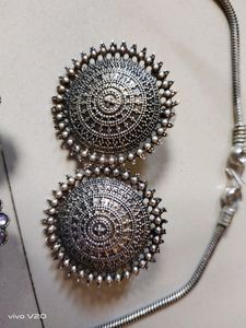 Beautifull Silver 🤍🤍 Jewellery Set 😍