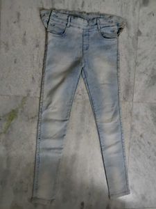 Light Wash Denim Jeggings
