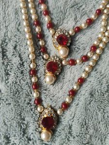 3 Layer Pearl Necklace