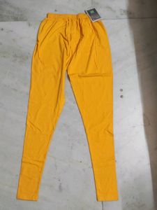 Yellow Cotton legging
