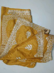 emrodary Saree yellow 💛