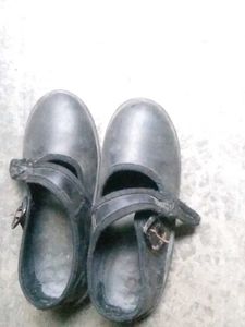 Girls Black Mary Jane Shoes