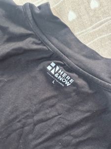 HERE &amp; NOW Classic Black Midi Dress