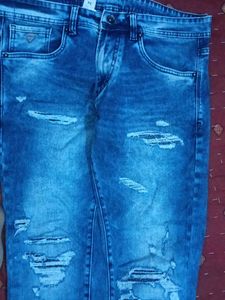 Ripped Blue Jeans