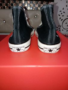 CVRNYLOM Black High Top Skateboarding Sneakers