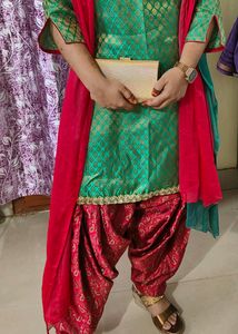 Banarasi Suit Patiala Salwar And Duppata