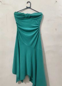 Curvy Bow Tube Dress