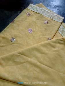 Elegant Embroidered Saree ❤️‍🔥
