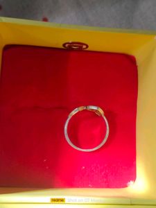 Silver Ring 12g American Dimond With Bill