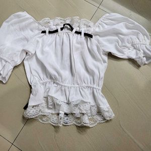 Cottage Core White Top