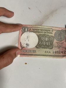 Indian One Rupee Note