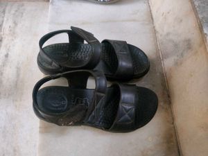 Comfortable Black Sandals Pure Leather