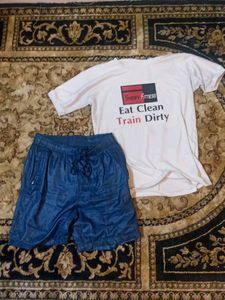 Combo Of Casual T-shirt And Shorts
