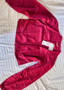 AND Maroon Casual Jacket