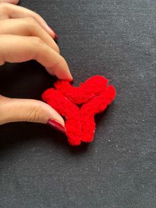 Crochet Angry Hair Clip