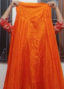Beautiful😍Orange Ethnic Skirt