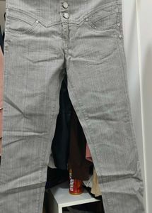 Gray Denim Jeans