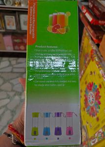 Juicer Potable Rechargeable Battery Blender