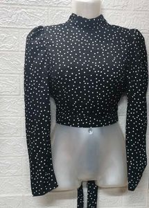 Tops &amp; Bikinis For Rs.99 Only/ Polka Dot Backless