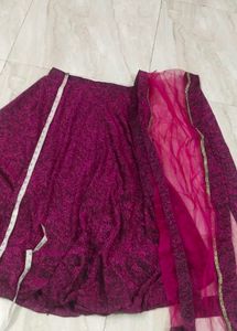 Maroon Lehenga Choli Set